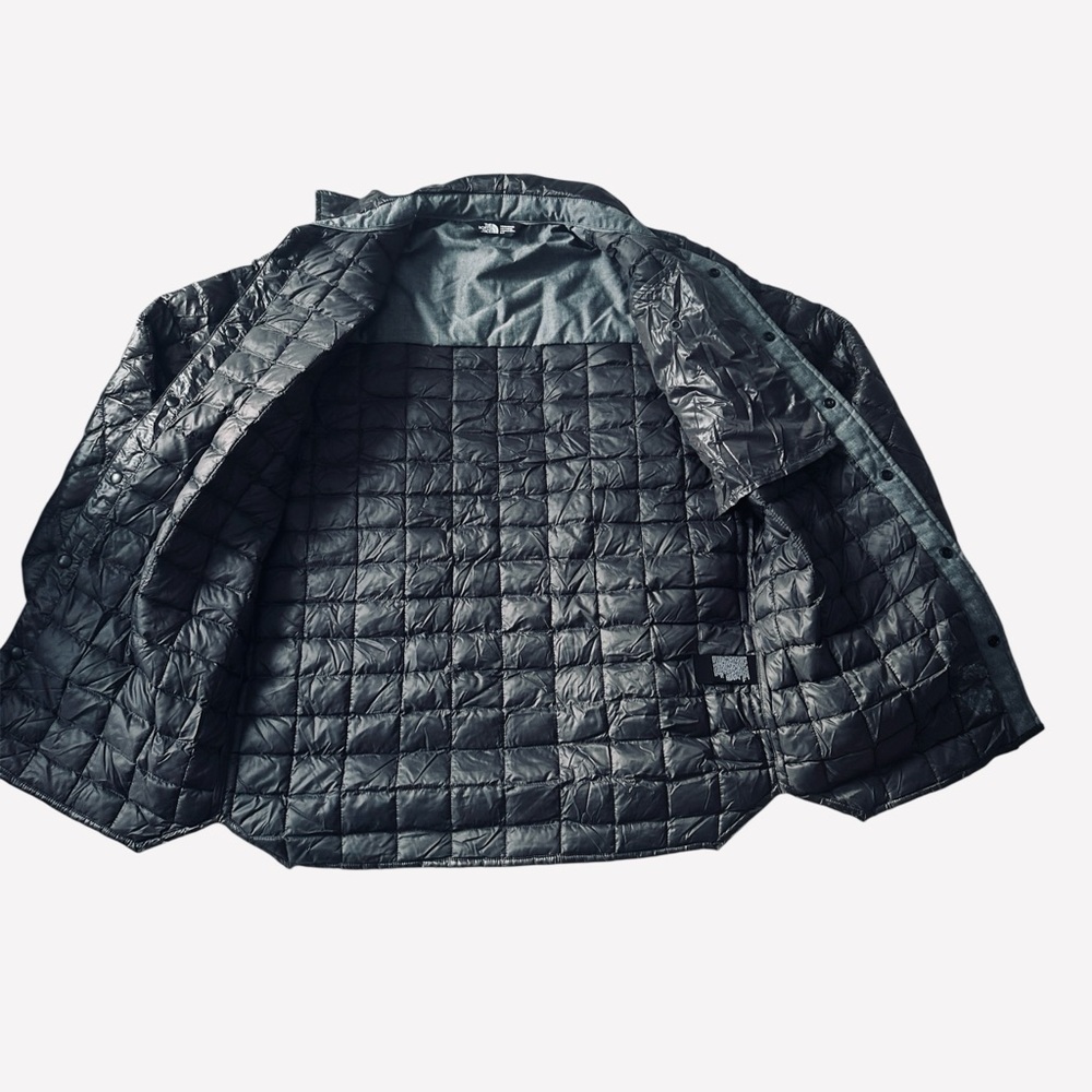 The North Face Dark Gray ThermoBall Puffer Jacket Mens Small NWOT - Picture 7 of 13
